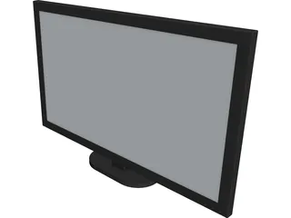 LG 42PQ2000 Plasma Television CAD 3D Model