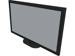 LG 42PQ2000 Plasma Television 3D Model