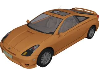 Toyota Celica (2009) 3D Model