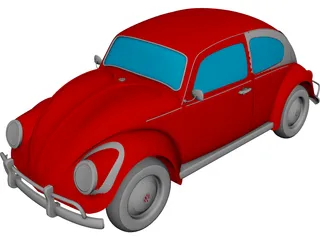 Volkswagen Beetle 3D Model