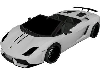 Lamborghini Gallardo LP570 Spyder 3D Model
