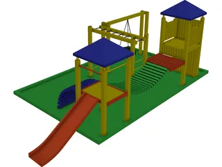 Children Playground 3D Model