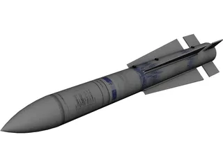 AIM-54 Phoenix Missile 3D Model