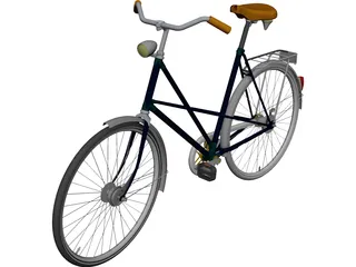 Bicycle CAD 3D Model