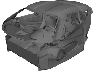 Interior Lotus Evora (2005) 3D Model