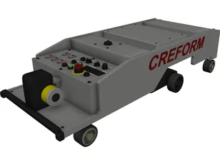 Automatic Guided Vehicle CREFORM 3D Model 3D Preview