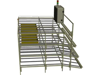 Parts Supply Rack 3D Model