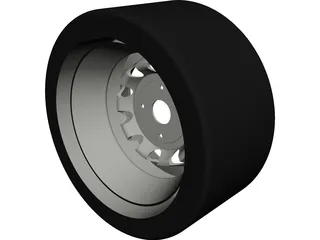 Mattig Wheel 8x13 inch CAD 3D Model