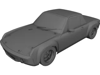 Porsche 914/6 3D Model