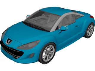 Peugeot RCZ 3D Model