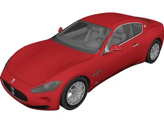Maserati Granturismo 3D Model