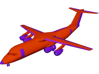 British Aerospace BAe 146 3D Model