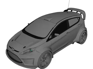 Ford Fiesta Ken Block 3D Model