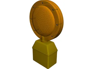 Caution Light 3D Model