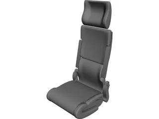 Coach Seat CAD 3D Model
