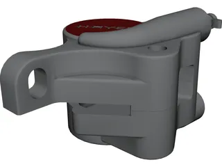 Hayes Disk Brake Caliper CAD 3D Model