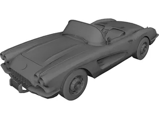 Chevrolet Corvette (1960) 3D Model
