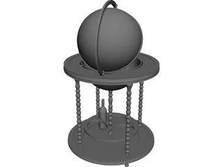 Bar Globe 3D Model