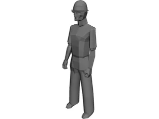 Worker 3D Model