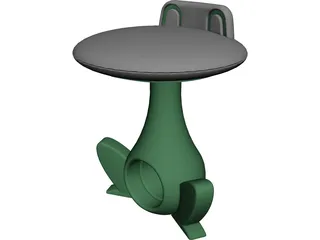 Froggy Barstool 3D Model