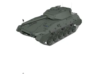 Tanque Argentino Mediano (TAM) 3D Model