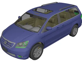 Honda Odyssey (2009) 3D Model