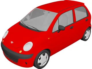 Daewoo Matiz 3D Model 3D Preview