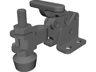 Toggle Clamp CAD 3D Model