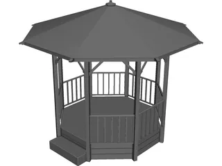 Pergola 3D Model