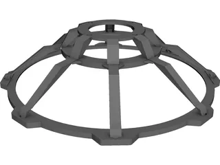 Speaker Cone CAD 3D Model
