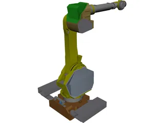 Fanuc M-710iC_50 Robot CAD 3D Model
