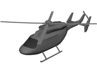 Eurocopter BK-117 3D Model