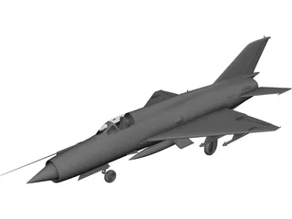 MiG-21 3D Model