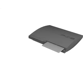 Sony PS3 Slim 3D Model 3D Preview
