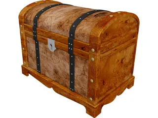 Treasure Chest 3D Model