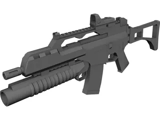 H&K G36 3D Model