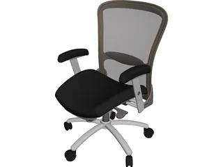 Executive Office Chair Electra 3D Model