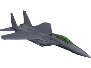 McDonnell Douglas F-15E 3D Model