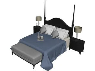 Bed 3D Model