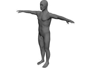 Man CAD 3D Model