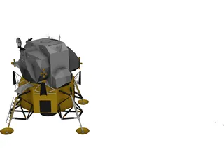 Apollo Lunar Module 3D Model 3D Preview
