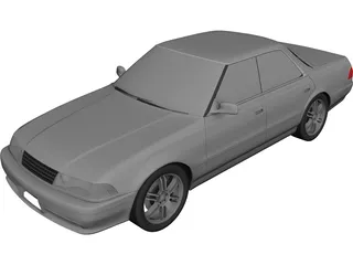 Toyota Mark II (X81) 3D Model