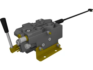 Spool Valve 12 Volt 3D Model