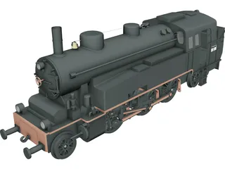 CC201 Locomotive 3D Model
