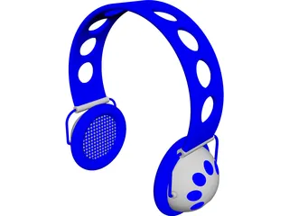 Headphones CAD 3D Model