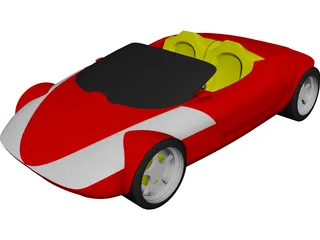 Car Concept CAD 3D Model