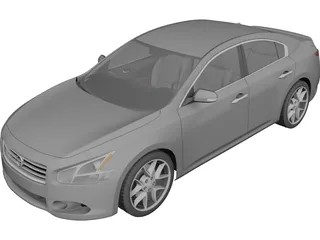 Nissan Maxima (2011) 3D Model