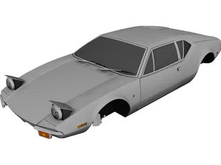 De Tomaso Pantera Body 3D Model