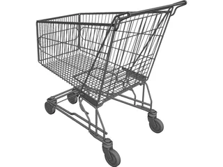 Shopping Cart 3D Model