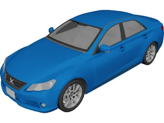 Toyota Mark X 3D Model